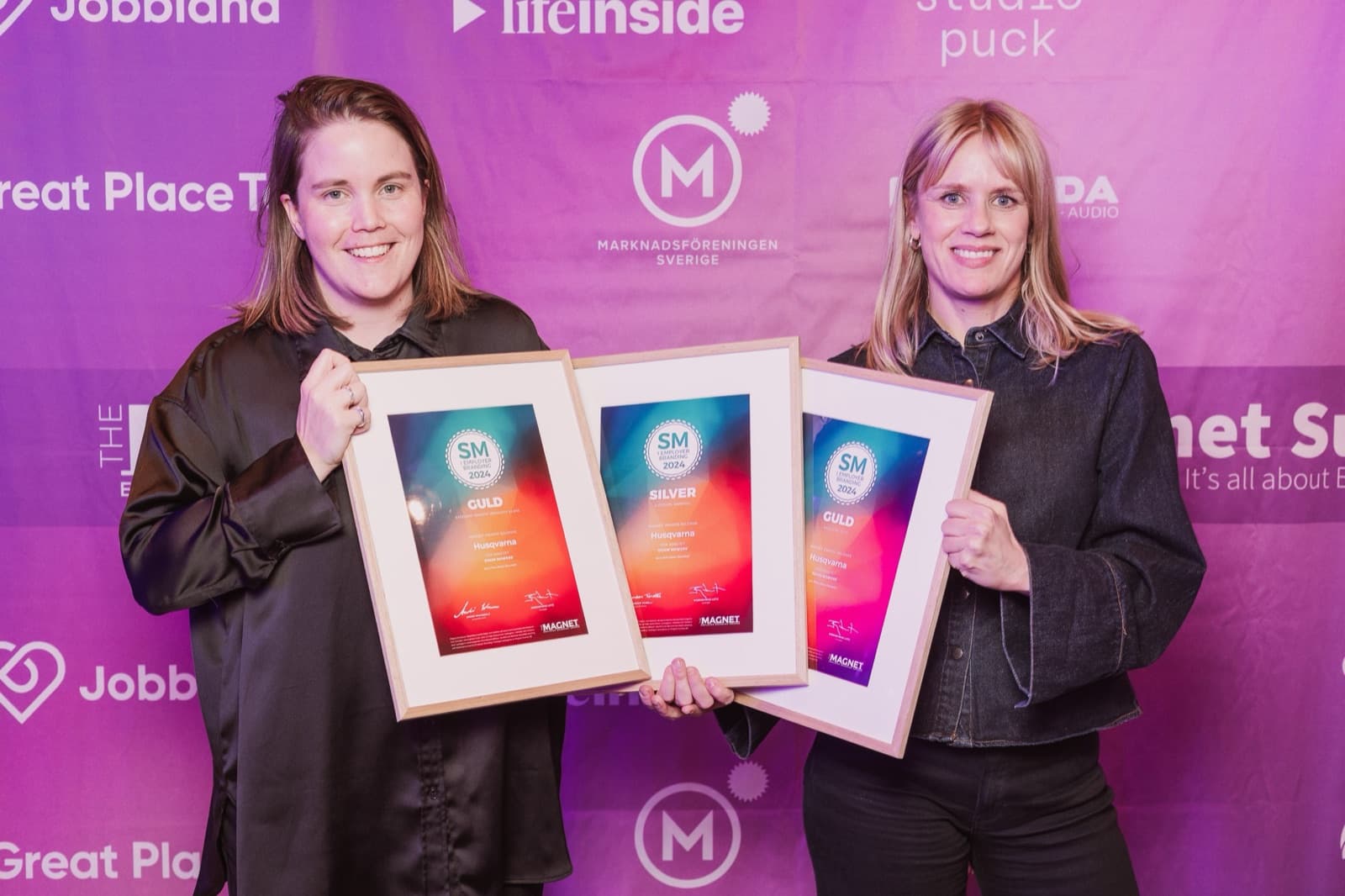 Magnet Awards vinnare med diplom