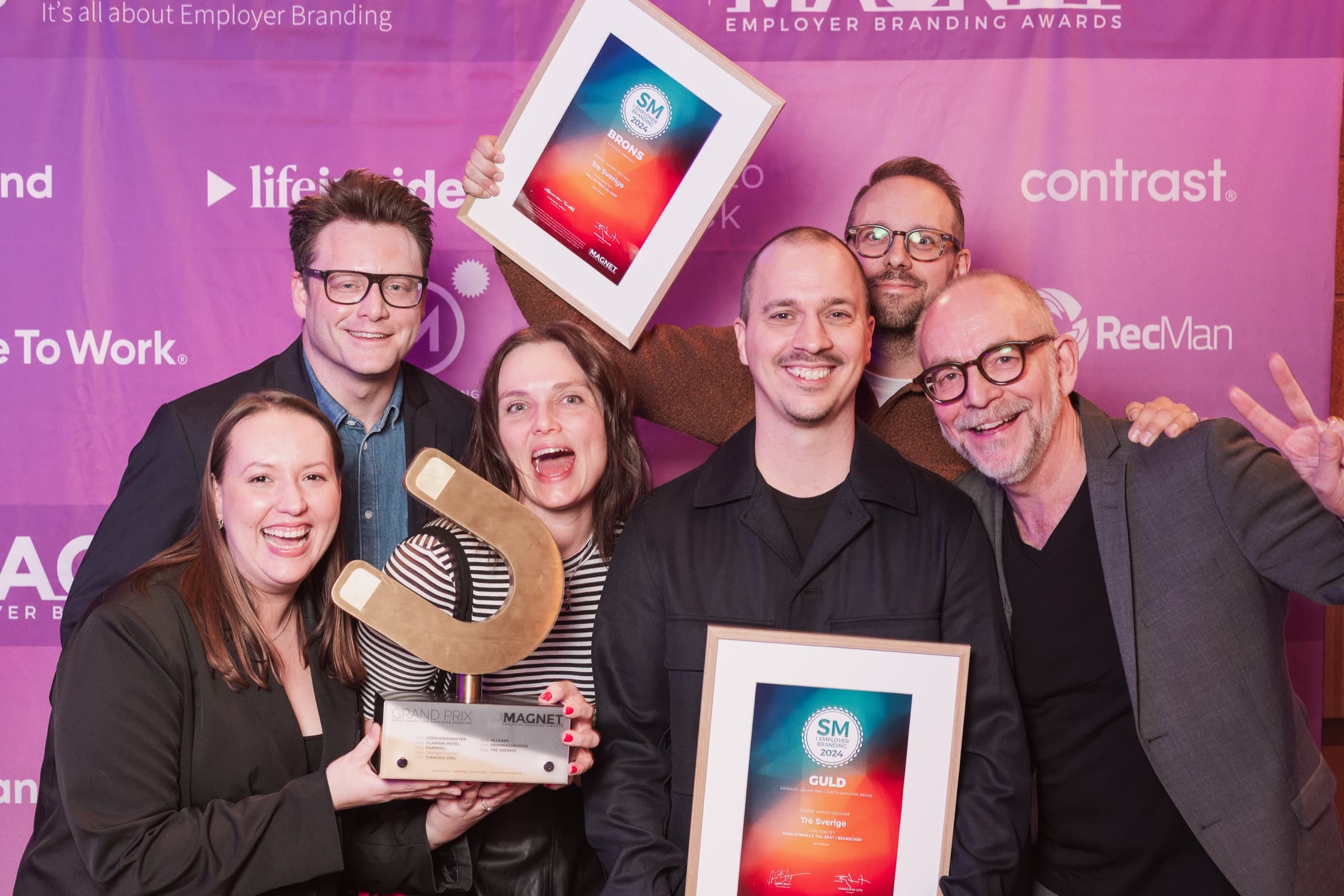 Magnet Awards prisgala på Wallmans Salonger